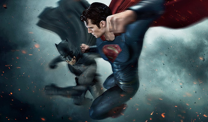 batman and superman fight